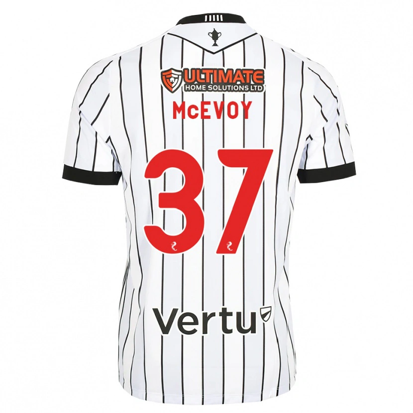 Danxen Damen Carrick Mcevoy #37 Weiß Schwarz Rot Heimtrikot Trikot 2026/27 T-Shirt Schweiz