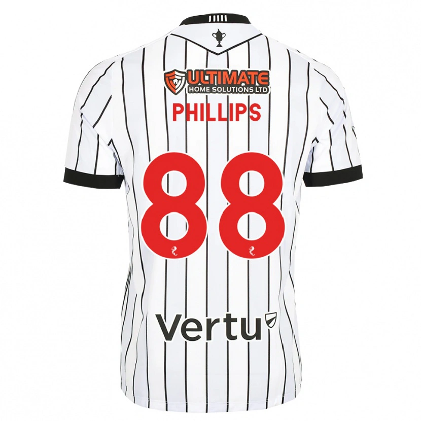 Danxen Damen Killian Phillips #88 Weiß Schwarz Rot Heimtrikot Trikot 2026/27 T-Shirt Schweiz
