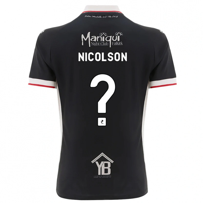 Danxen Damen Amanda Nicolson #0 Schwarz Weiß Rot Heimtrikot Trikot 2026/27 T-Shirt Schweiz