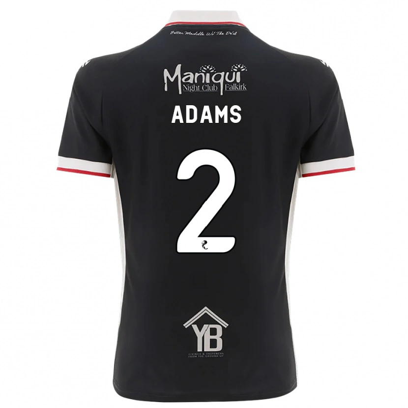 Danxen Damen Keelan Adams #2 Schwarz Weiß Rot Heimtrikot Trikot 2026/27 T-Shirt Schweiz