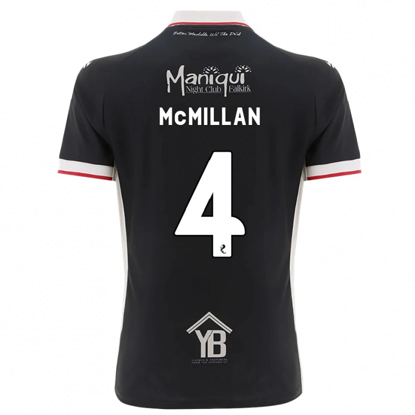 Danxen Damen Jack Mcmillan #4 Schwarz Weiß Rot Heimtrikot Trikot 2026/27 T-Shirt Schweiz