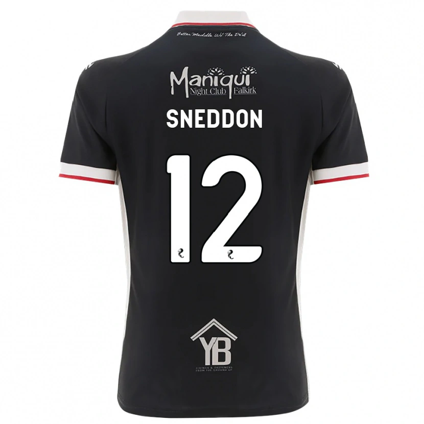 Danxen Damen Jamie Sneddon #12 Schwarz Weiß Rot Heimtrikot Trikot 2026/27 T-Shirt Schweiz