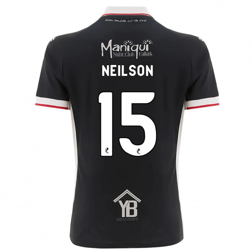 Danxen Damen Lewis Neilson #15 Schwarz Weiß Rot Heimtrikot Trikot 2026/27 T-Shirt Schweiz