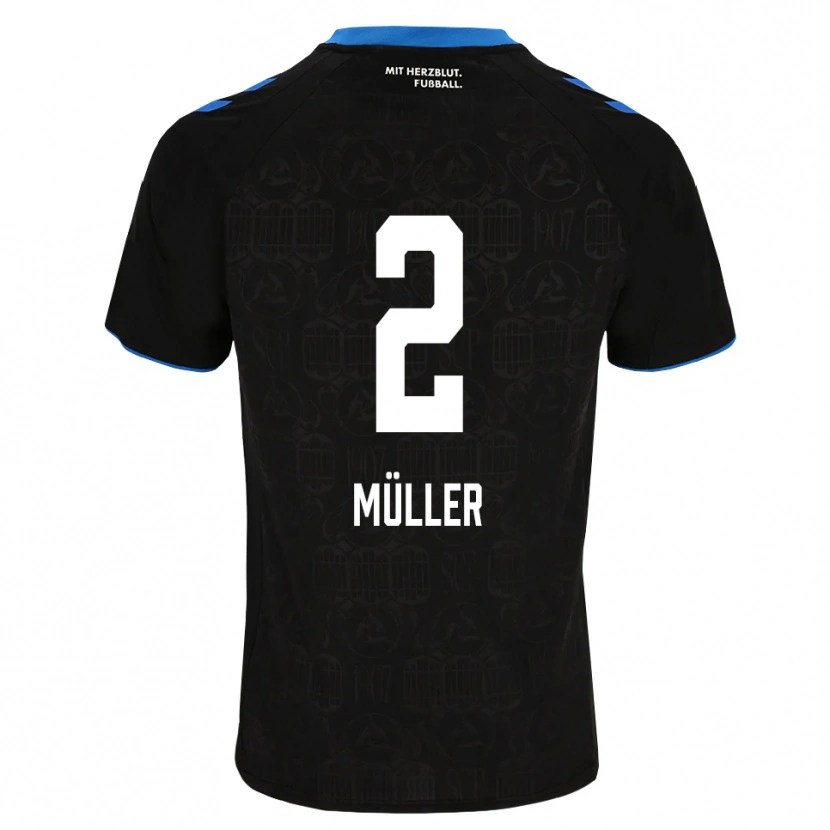 Danxen Damen Ruben Müller #2 Schwarz Weiß Rot Heimtrikot Trikot 2026/27 T-Shirt Schweiz