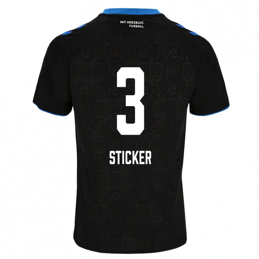 Danxen Damen Jonah Sticker #3 Schwarz Weiß Rot Heimtrikot Trikot 2026/27 T-Shirt Schweiz