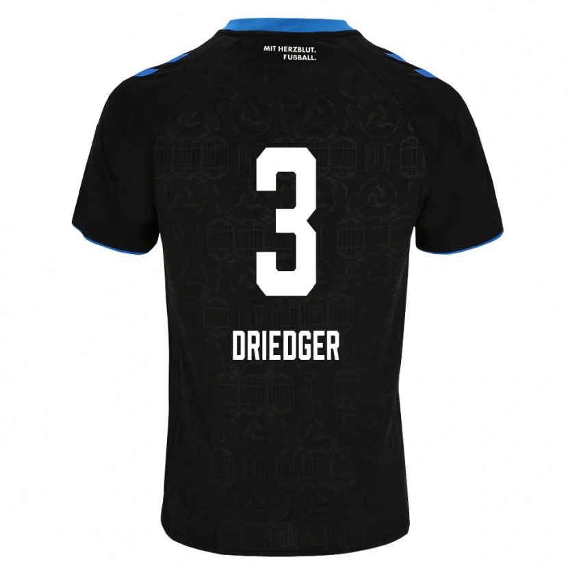 Danxen Damen Julian Driedger #3 Schwarz Weiß Rot Heimtrikot Trikot 2026/27 T-Shirt Schweiz