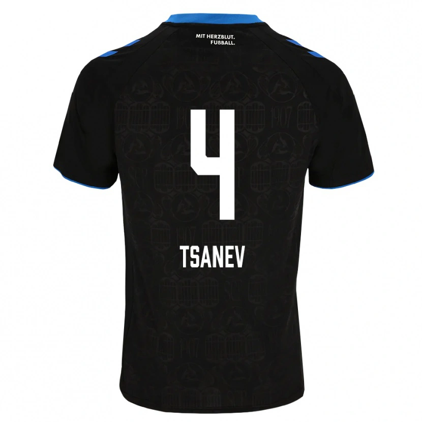 Danxen Damen Simeon Tsanev #4 Schwarz Weiß Rot Heimtrikot Trikot 2026/27 T-Shirt Schweiz