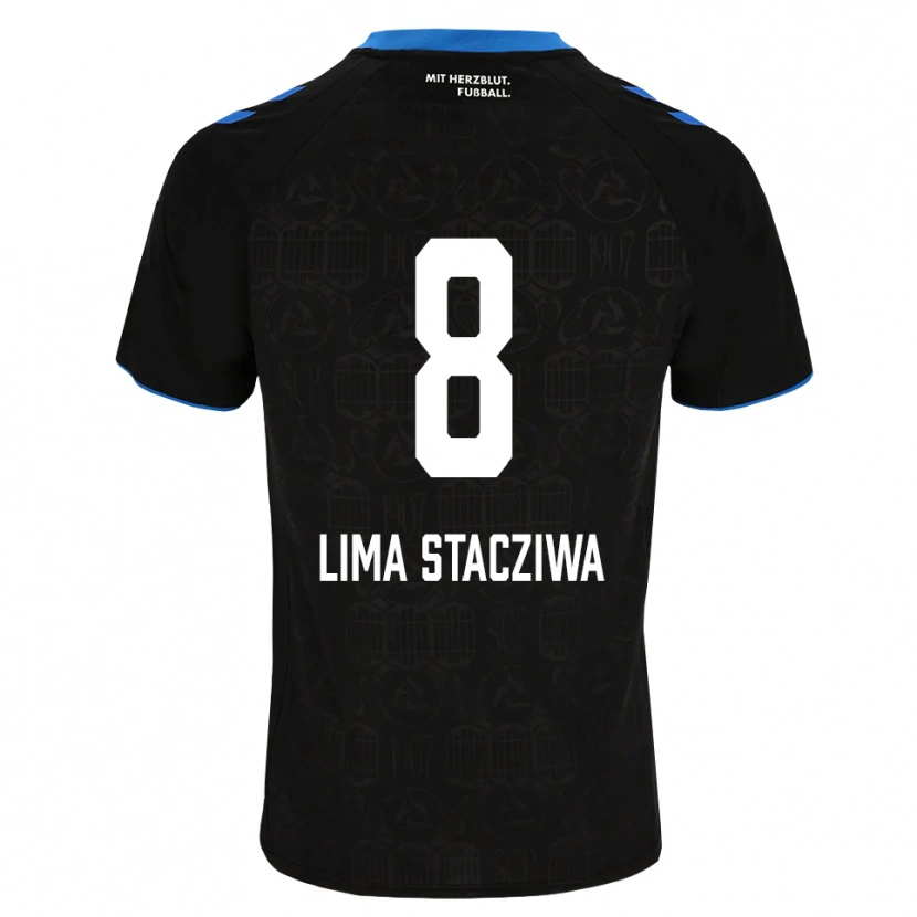 Danxen Damen Neo Lima Stacziwa #8 Schwarz Weiß Rot Heimtrikot Trikot 2026/27 T-Shirt Schweiz