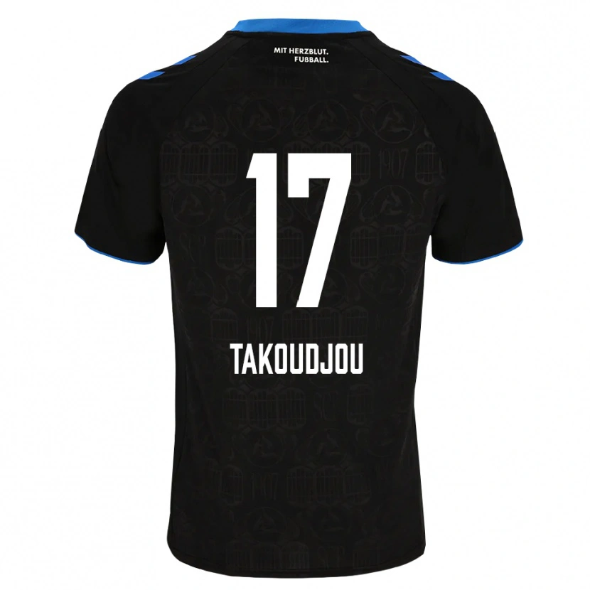 Danxen Damen Alan Takoudjou Somolinos #17 Schwarz Weiß Rot Heimtrikot Trikot 2026/27 T-Shirt Schweiz