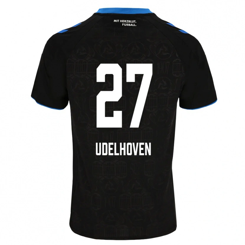 Danxen Damen Joel Udelhoven #27 Schwarz Weiß Rot Heimtrikot Trikot 2026/27 T-Shirt Schweiz