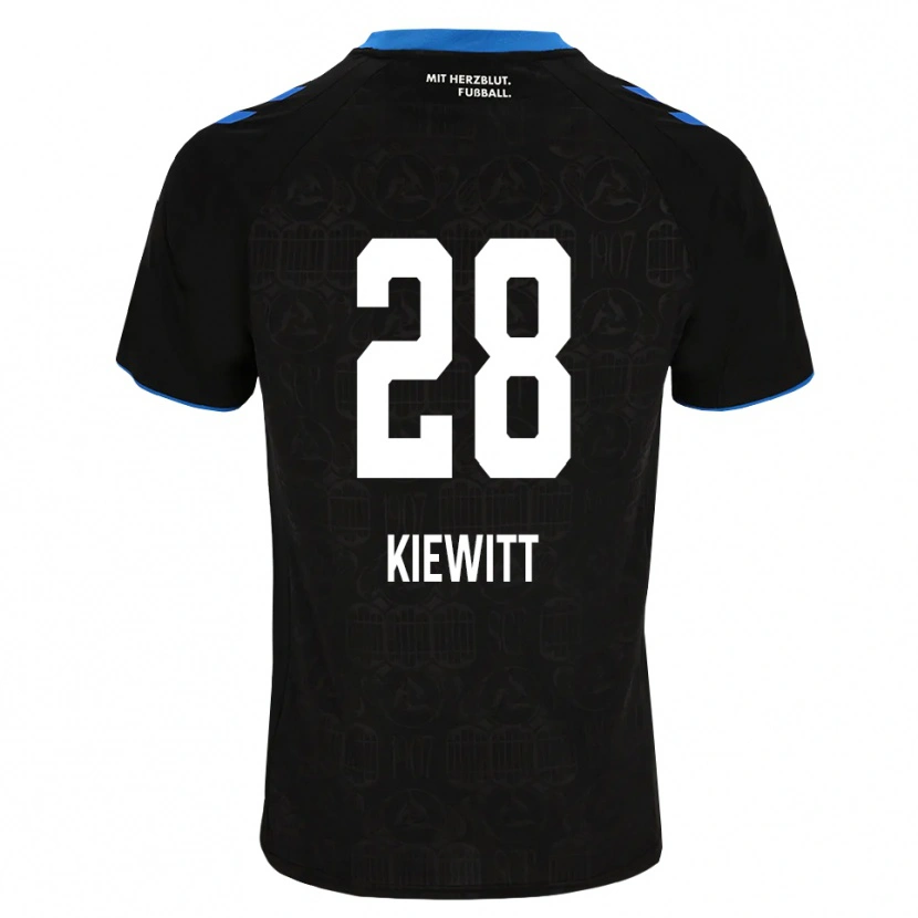 Danxen Damen Lucas Kiewitt #28 Schwarz Weiß Rot Heimtrikot Trikot 2026/27 T-Shirt Schweiz