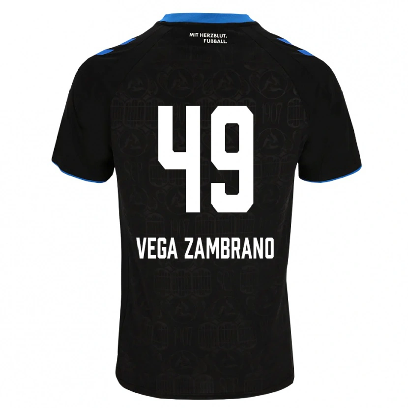 Danxen Damen Joel Vega Zambrano #49 Schwarz Weiß Rot Heimtrikot Trikot 2026/27 T-Shirt Schweiz
