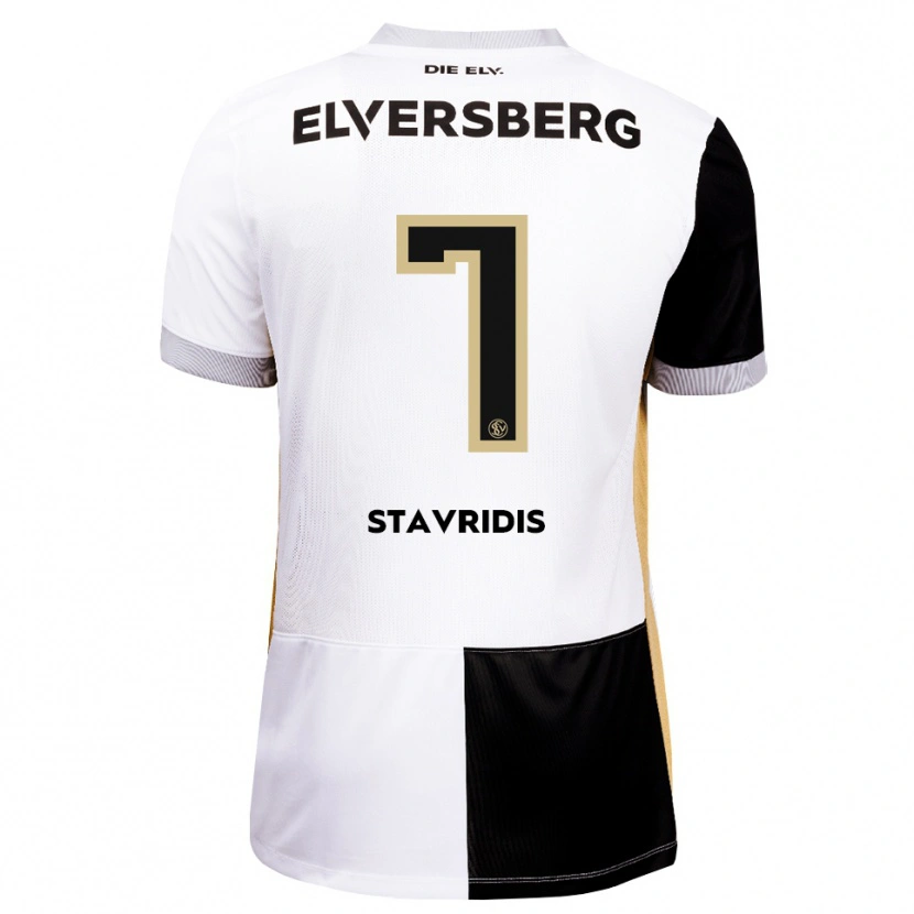 Danxen Damen Angelos Stavridis #7 Schwarz Weiß Braun Heimtrikot Trikot 2026/27 T-Shirt Schweiz
