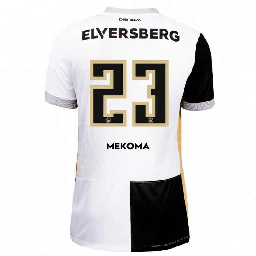 Danxen Damen Jamal Mekoma #23 Schwarz Weiß Braun Heimtrikot Trikot 2026/27 T-Shirt Schweiz