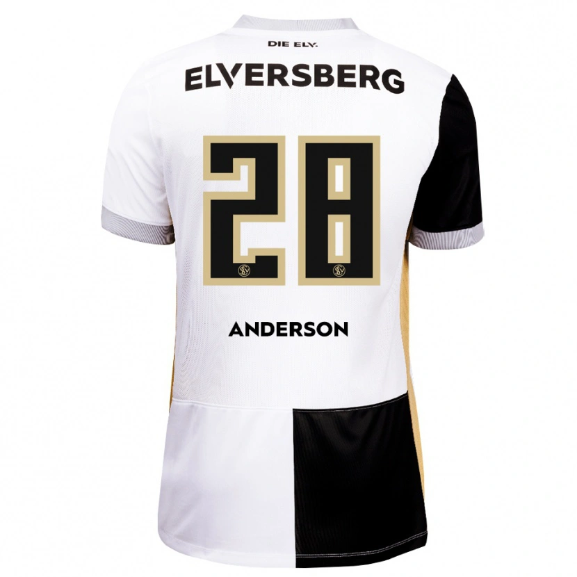Danxen Damen Mira Anderson #28 Schwarz Weiß Braun Heimtrikot Trikot 2026/27 T-Shirt Schweiz
