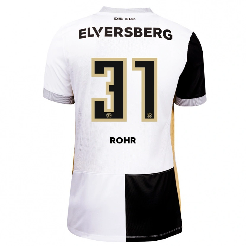 Danxen Damen Maximilian Rohr #31 Schwarz Weiß Braun Heimtrikot Trikot 2026/27 T-Shirt Schweiz