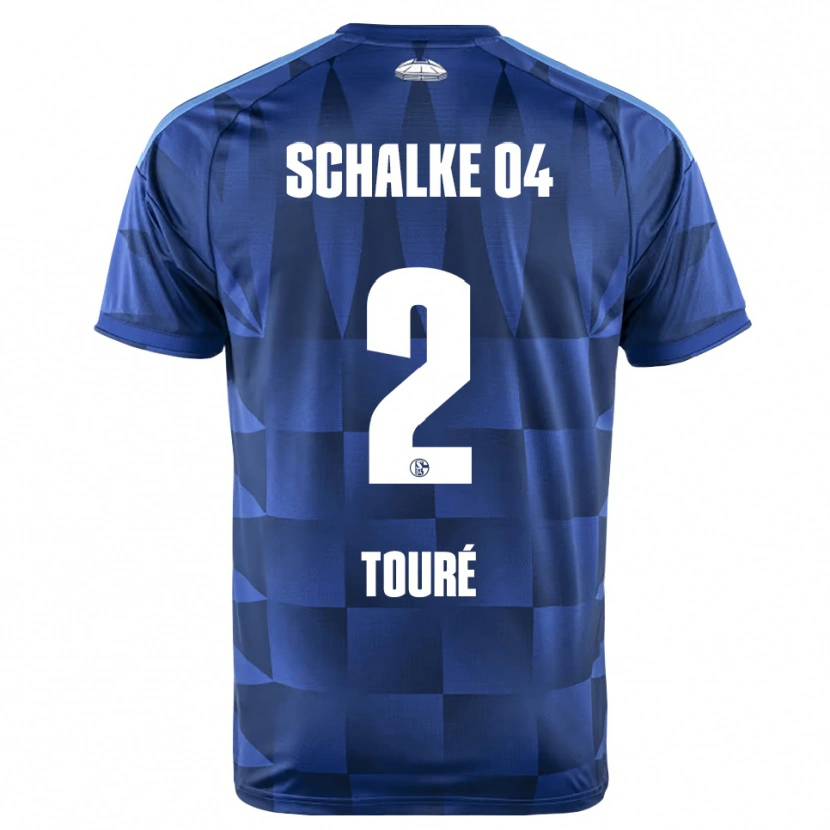 Danxen Damen Tidiane Touré #2 Dunkelblau Gelb Weiß Heimtrikot Trikot 2026/27 T-Shirt Schweiz