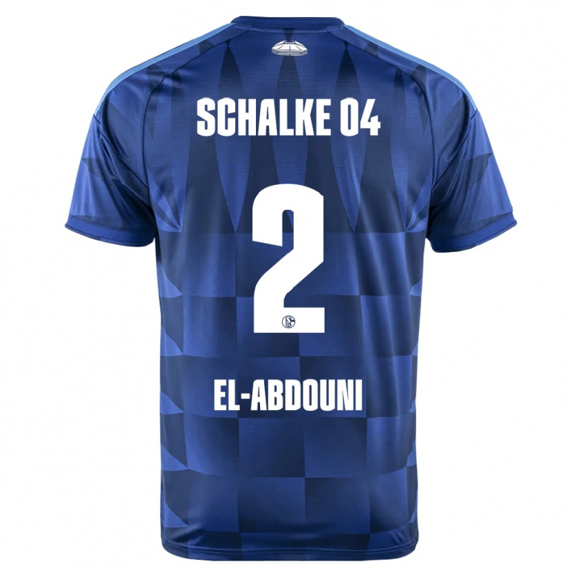 Danxen Damen Amir El-Abdouni #2 Dunkelblau Gelb Weiß Heimtrikot Trikot 2026/27 T-Shirt Schweiz