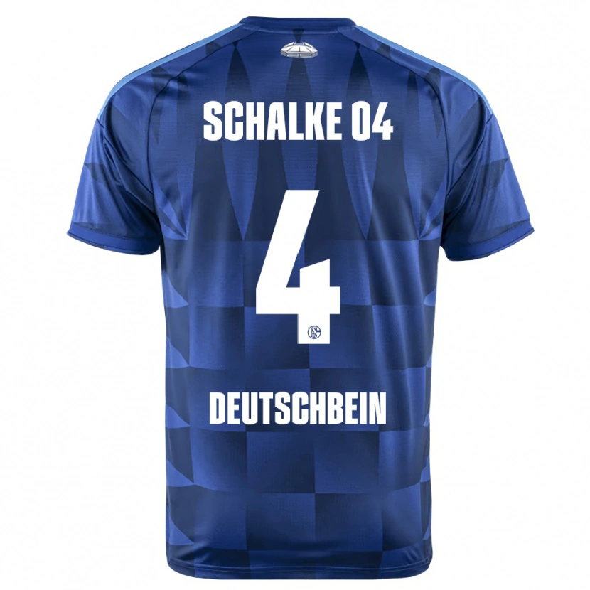 Danxen Damen Lasse Deutschbein #4 Dunkelblau Gelb Weiß Heimtrikot Trikot 2026/27 T-Shirt Schweiz