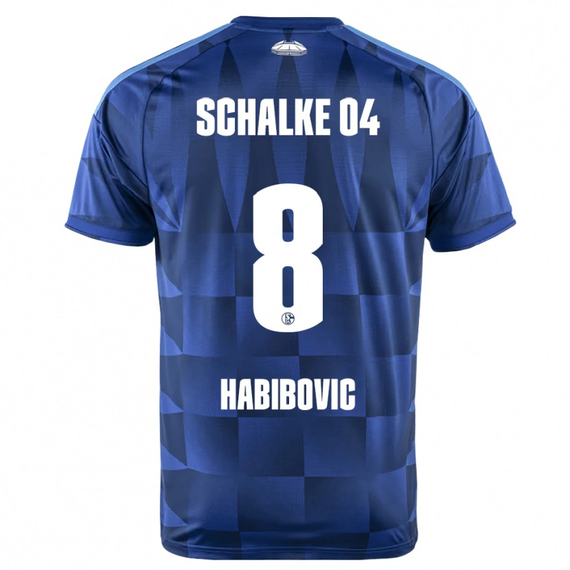 Danxen Damen Edina Habibovic #8 Dunkelblau Gelb Weiß Heimtrikot Trikot 2026/27 T-Shirt Schweiz