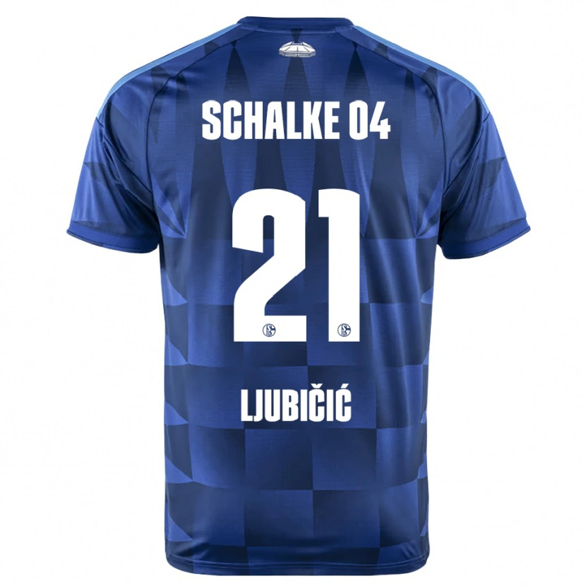 Danxen Damen Dejan Ljubicic #21 Dunkelblau Gelb Weiß Heimtrikot Trikot 2026/27 T-Shirt Schweiz
