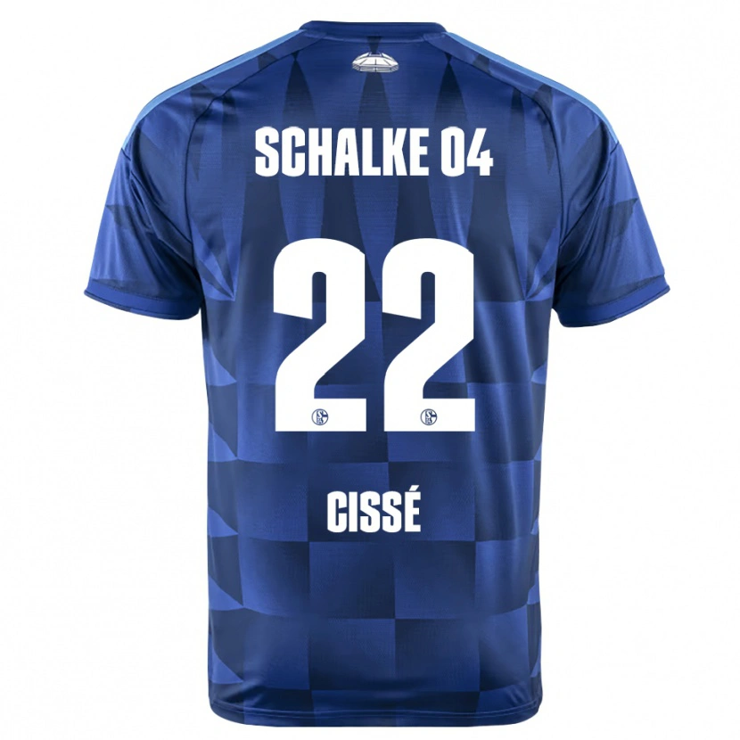 Danxen Damen Ibrahima Cissé #22 Dunkelblau Gelb Weiß Heimtrikot Trikot 2026/27 T-Shirt Schweiz