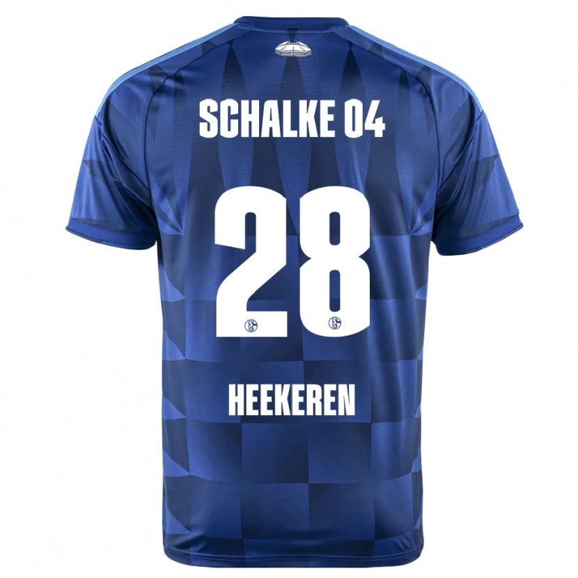 Danxen Damen Justin Heekeren #28 Dunkelblau Gelb Weiß Heimtrikot Trikot 2026/27 T-Shirt Schweiz