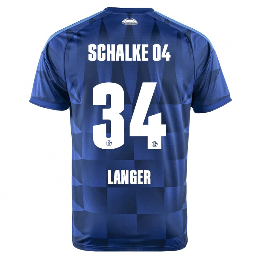 Danxen Damen Michael Langer #34 Dunkelblau Gelb Weiß Heimtrikot Trikot 2026/27 T-Shirt Schweiz