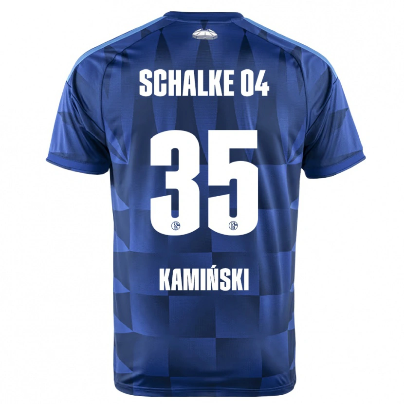 Danxen Damen Marcin Kaminski #35 Dunkelblau Gelb Weiß Heimtrikot Trikot 2026/27 T-Shirt Schweiz