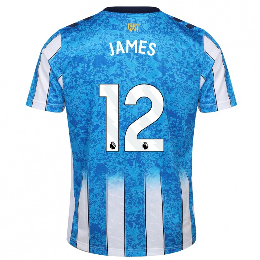 Danxen Damen Jack James #12 Weiß Blau Orange Heimtrikot Trikot 2026/27 T-Shirt Schweiz