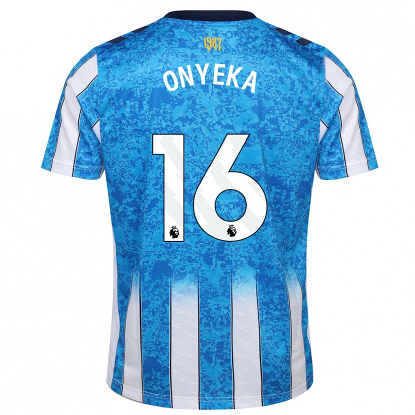 Danxen Damen Frank Onyeka #16 Weiß Blau Orange Heimtrikot Trikot 2026/27 T-Shirt Schweiz