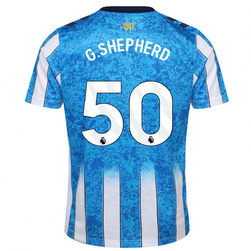Danxen Damen George Shepherd #50 Weiß Blau Orange Heimtrikot Trikot 2026/27 T-Shirt Schweiz