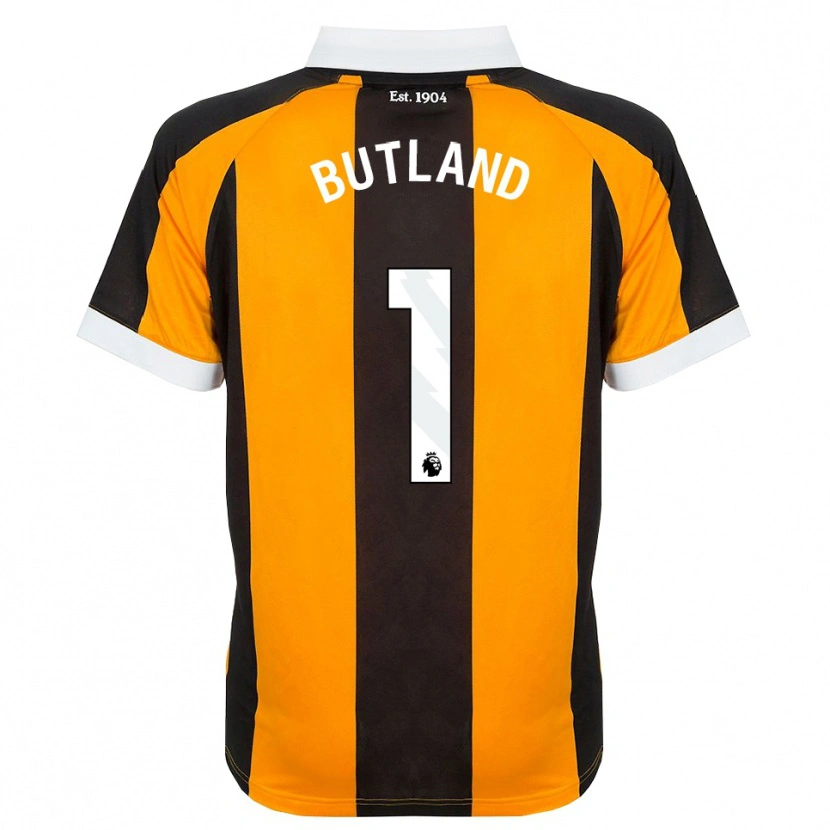 Danxen Damen Jack Butland #1 Orange Schwarz Weiß Heimtrikot Trikot 2026/27 T-Shirt Schweiz