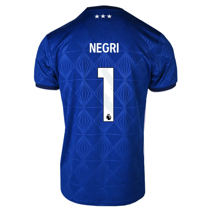 Danxen Damen Natalia Negri #1 Mittelblau Weiß Rot Heimtrikot Trikot 2026/27 T-Shirt Schweiz