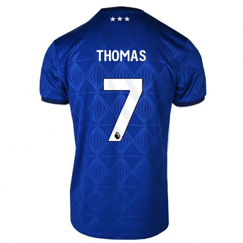 Danxen Damen Natasha Thomas #7 Mittelblau Weiß Rot Heimtrikot Trikot 2026/27 T-Shirt Schweiz
