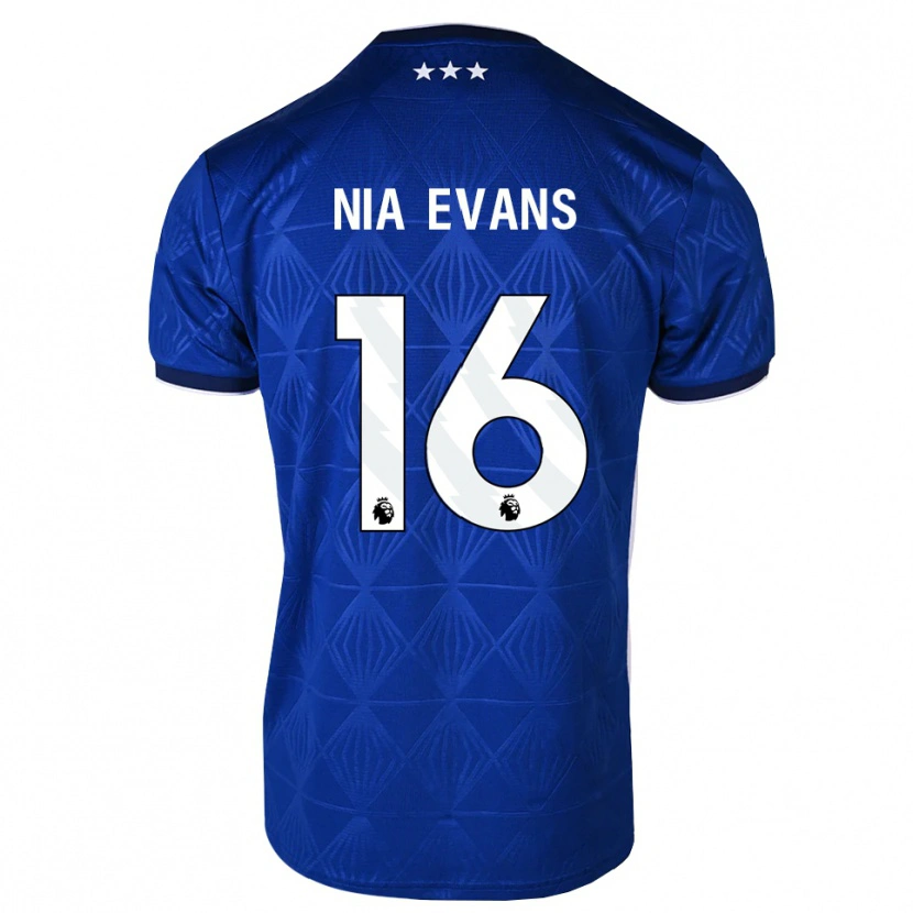 Danxen Damen Nia Evans #16 Mittelblau Weiß Rot Heimtrikot Trikot 2026/27 T-Shirt Schweiz