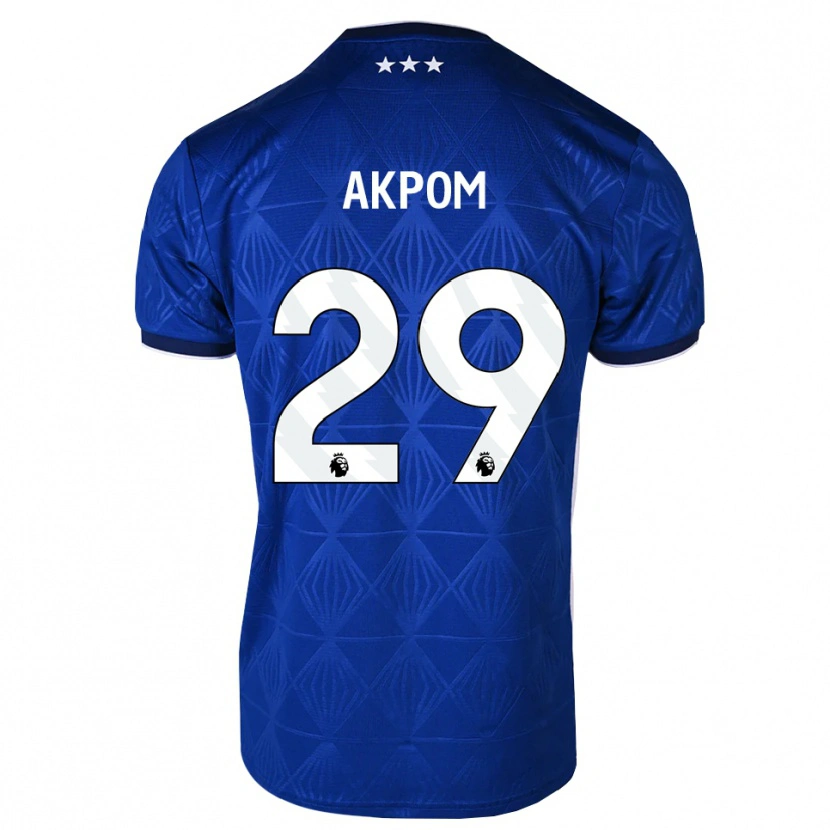 Danxen Damen Chuba Akpom #29 Mittelblau Weiß Rot Heimtrikot Trikot 2026/27 T-Shirt Schweiz