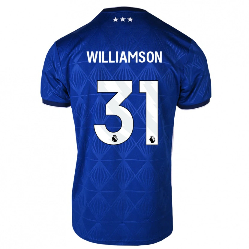 Danxen Damen Woody Williamson #31 Mittelblau Weiß Rot Heimtrikot Trikot 2026/27 T-Shirt Schweiz