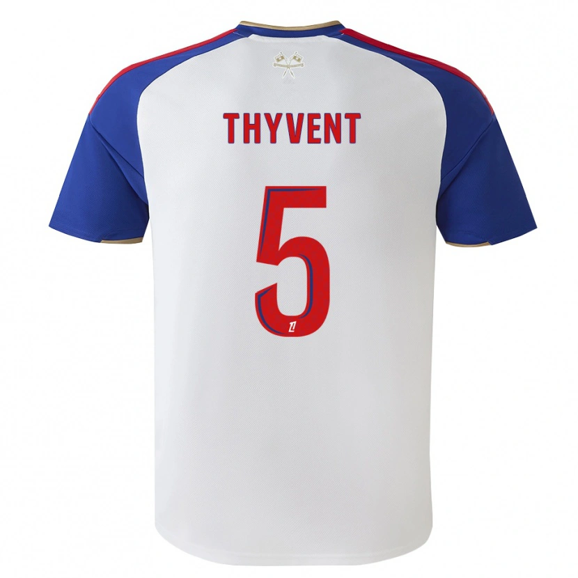 Danxen Damen Estéban Thyvent #5 Königsblau Rot Weiß Heimtrikot Trikot 2026/27 T-Shirt Schweiz