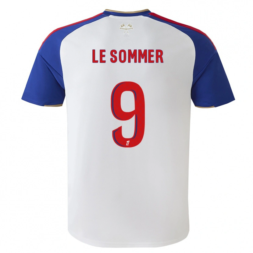 Danxen Damen Eugenie Le Sommer #9 Königsblau Rot Weiß Heimtrikot Trikot 2026/27 T-Shirt Schweiz