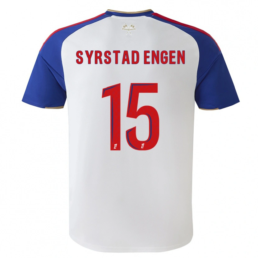 Danxen Damen Ingrid Syrstad Engen #15 Königsblau Rot Weiß Heimtrikot Trikot 2026/27 T-Shirt Schweiz