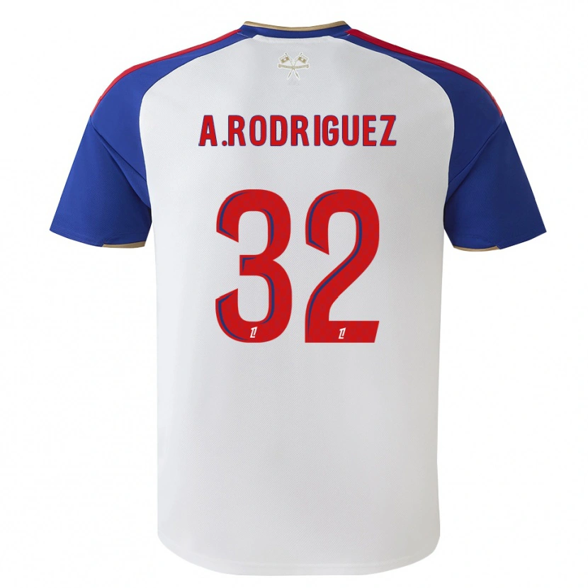 Danxen Damen Alejandro Gomes Rodríguez #32 Königsblau Rot Weiß Heimtrikot Trikot 2026/27 T-Shirt Schweiz