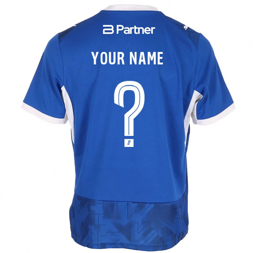 Danxen Damen Ihren Namen #0 Mittelblau Weiß Heimtrikot Trikot 2026/27 T-Shirt Schweiz