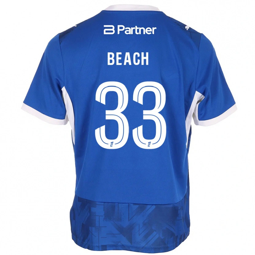 Danxen Damen Patrick Beach #33 Mittelblau Weiß Heimtrikot Trikot 2026/27 T-Shirt Schweiz