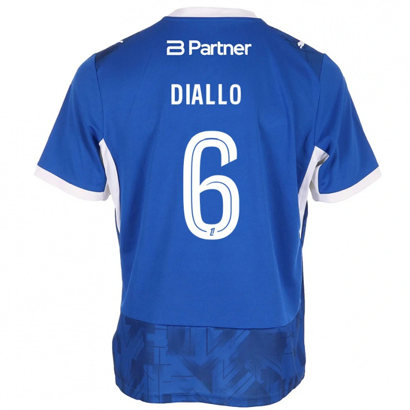 Danxen Damen Amadou Diallo #6 Mittelblau Weiß Heimtrikot Trikot 2026/27 T-Shirt Schweiz