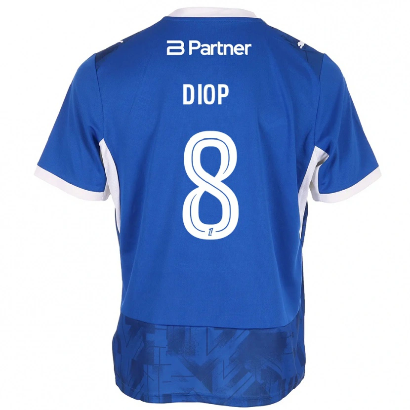 Danxen Damen Mouhamed Diop #8 Mittelblau Weiß Heimtrikot Trikot 2026/27 T-Shirt Schweiz