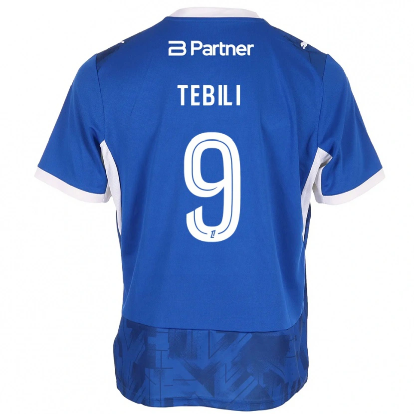 Danxen Damen David Tebili #9 Mittelblau Weiß Heimtrikot Trikot 2026/27 T-Shirt Schweiz