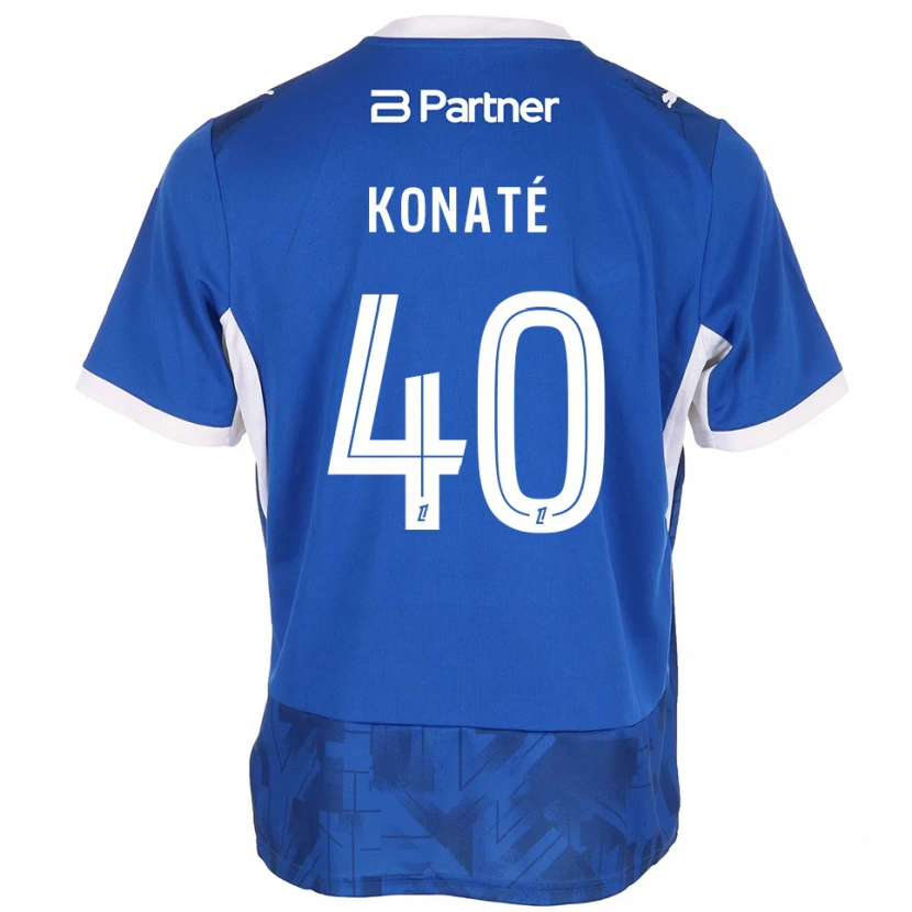 Danxen Damen Hillel Konaté #40 Mittelblau Weiß Heimtrikot Trikot 2026/27 T-Shirt Schweiz