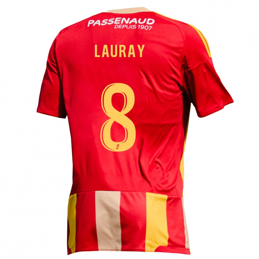 Danxen Damen Alexandre Lauray #8 Rot Gelb Grün Heimtrikot Trikot 2026/27 T-Shirt Schweiz