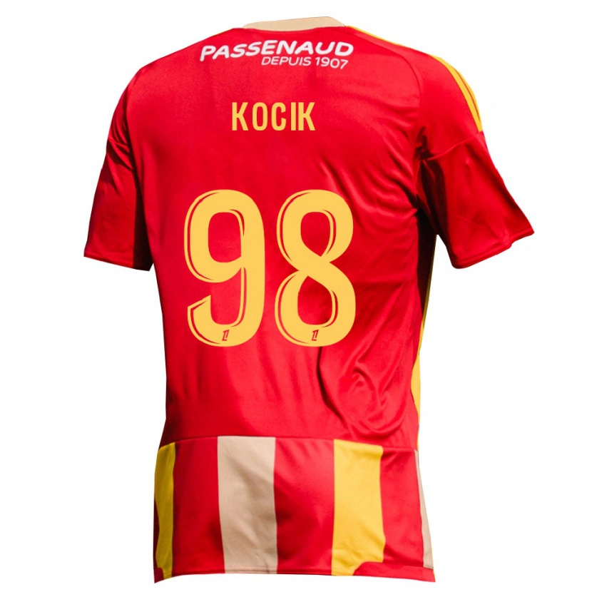 Danxen Damen Nicolas Kocik #98 Rot Gelb Grün Heimtrikot Trikot 2026/27 T-Shirt Schweiz